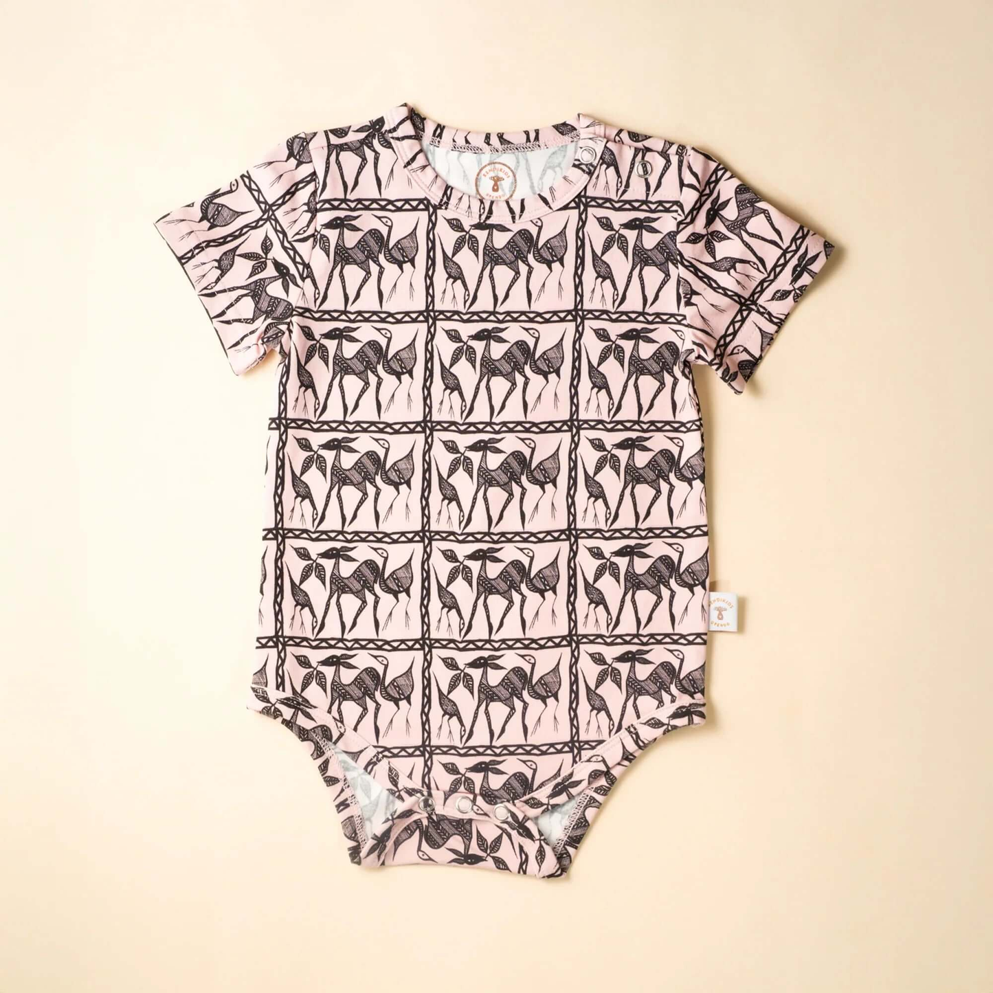 Kanga Short-Sleeved Bodysuit