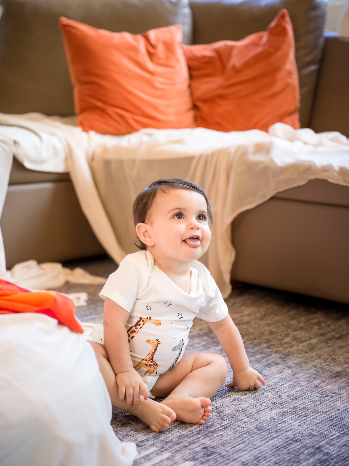 Twiga Short-Sleeved Bodysuit