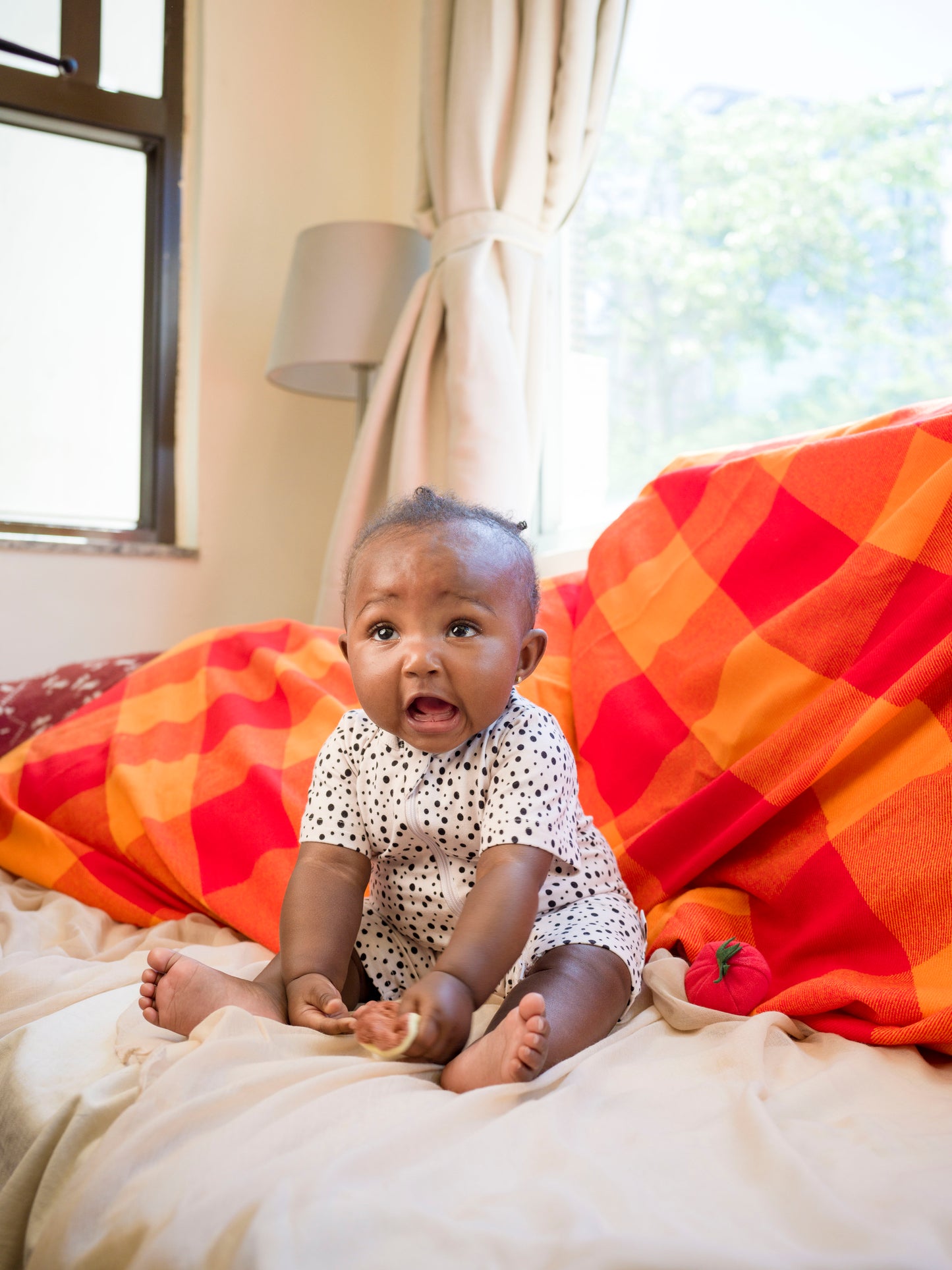 Lulu Short-Sleeved Romper