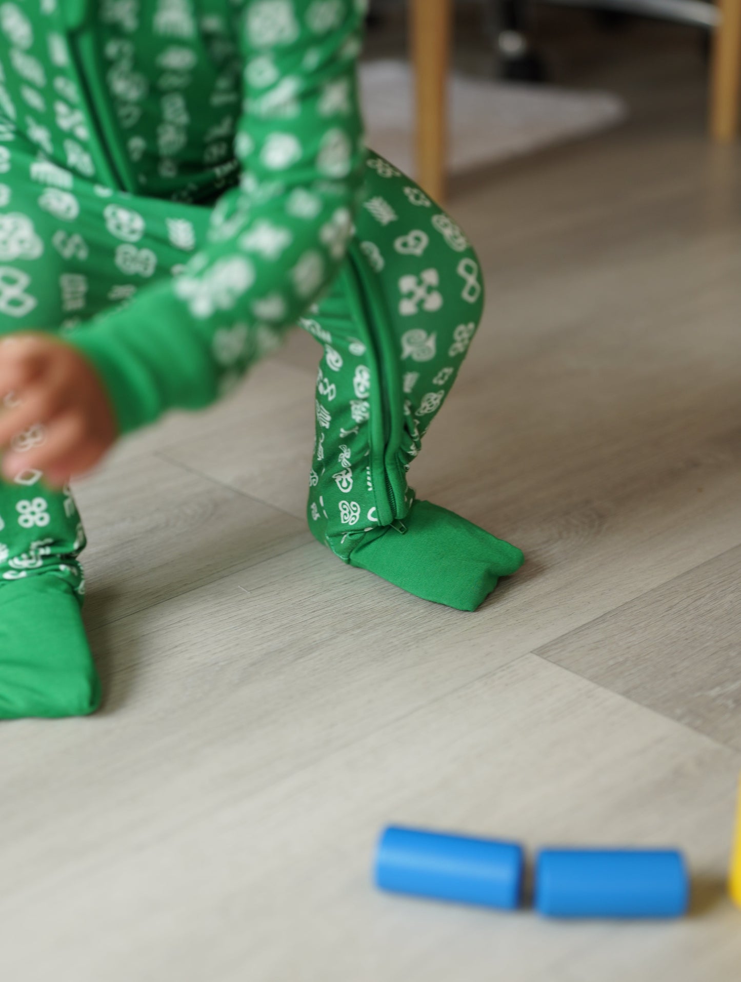 Green Upendo Romper
