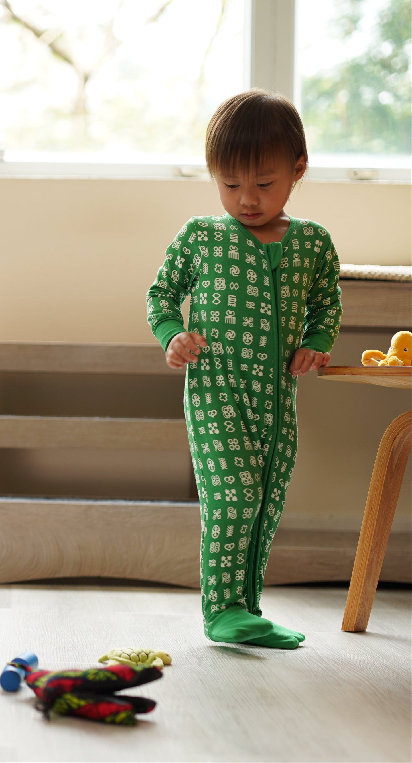 Green Upendo Romper
